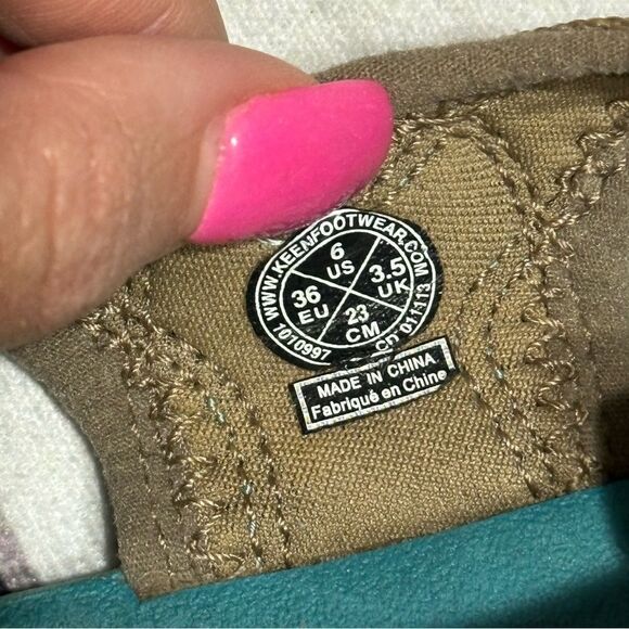 KEEN 'Clearwater CNX' Brown/Turquoise Waterproof Hiking Water Sandals Sz 6 - Picture 5 of 6